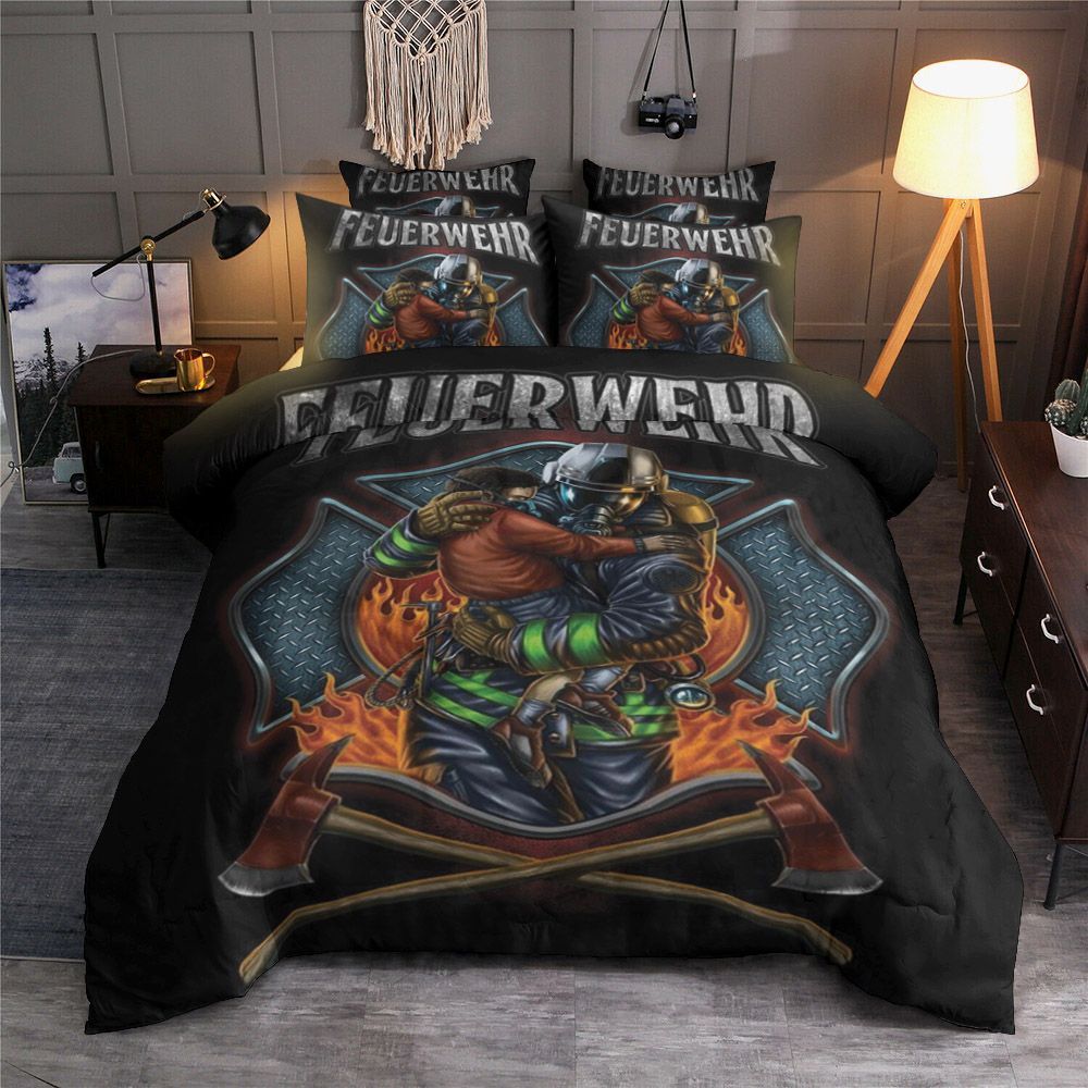 Firefighter Bedding Set