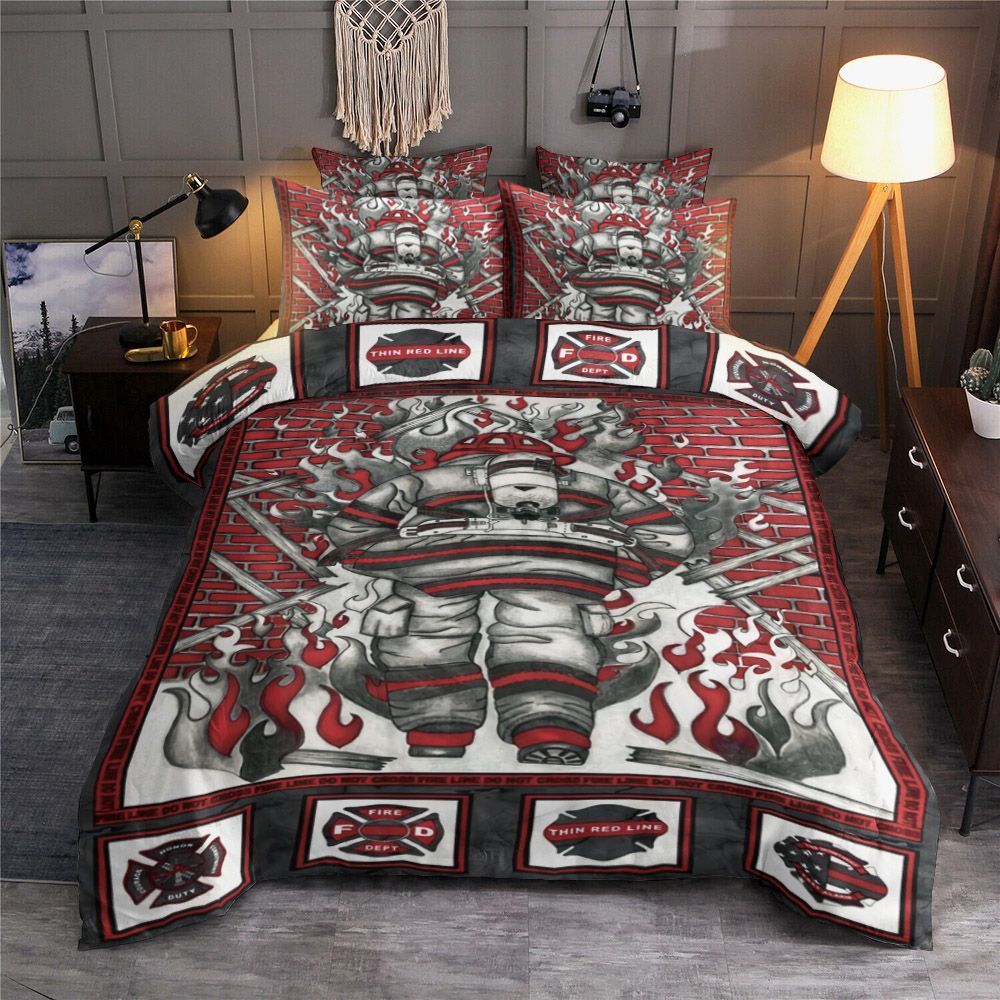 Firefighter Bedding Set