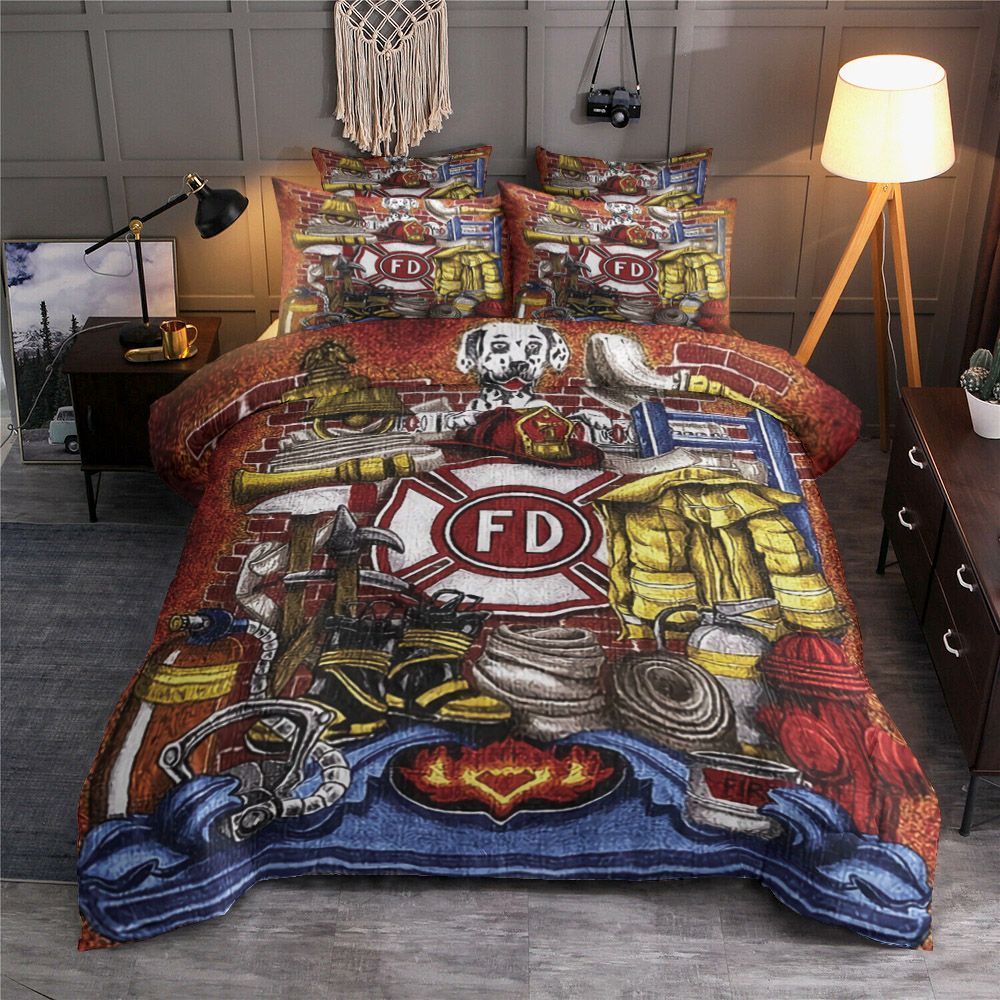 Firefighter Bedding Set
