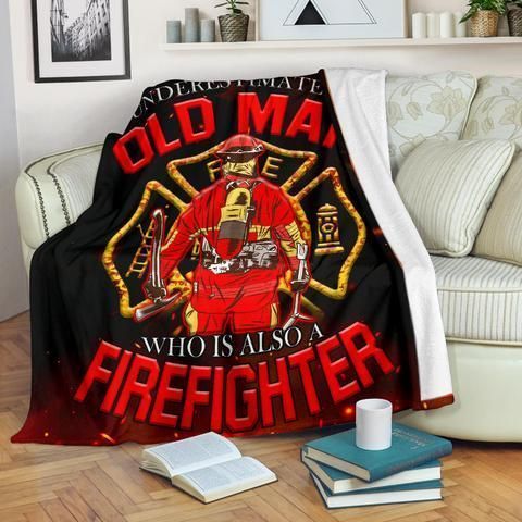 Firefighter Sherpa Fleece Blanket