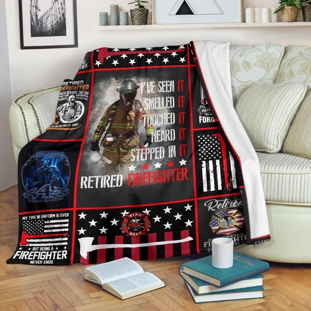 Firefighter Sherpa Fleece Blanket