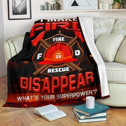 Firefighter Sherpa Fleece Blanket