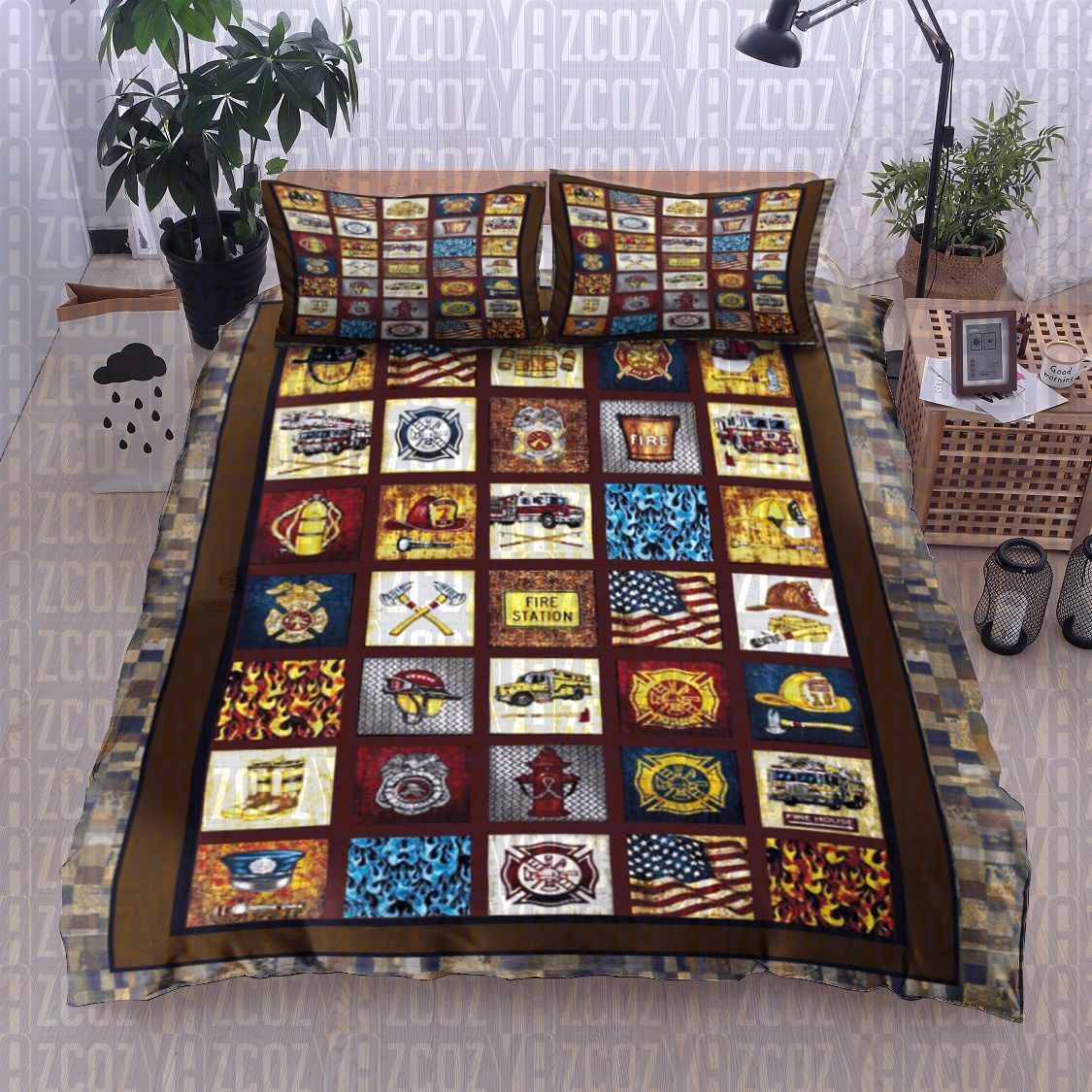 Firefighter Bedding Set