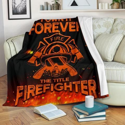 Firefighter Sherpa Fleece Blanket