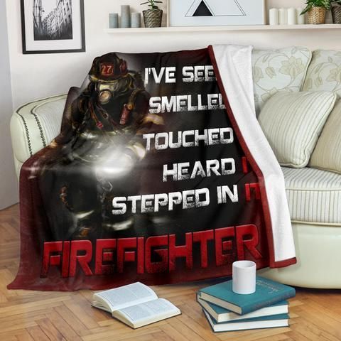 Firefighter Sherpa Fleece Blanket