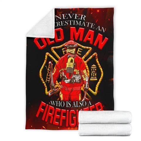 Firefighter Sherpa Fleece Blanket