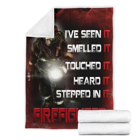 Firefighter Sherpa Fleece Blanket