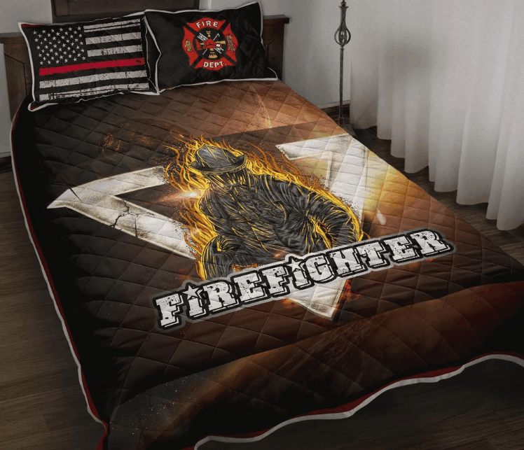 Firefighter Bedding Set