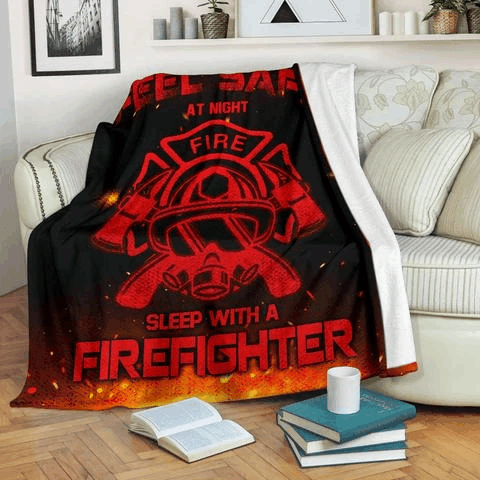 Firefighter Sherpa Fleece Blanket