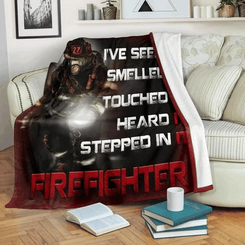 Firefighter Sherpa Fleece Blanket