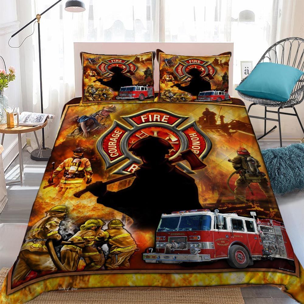 Firefighter Bedding Set