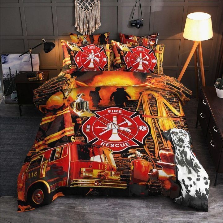 Firefighter Bedding Set