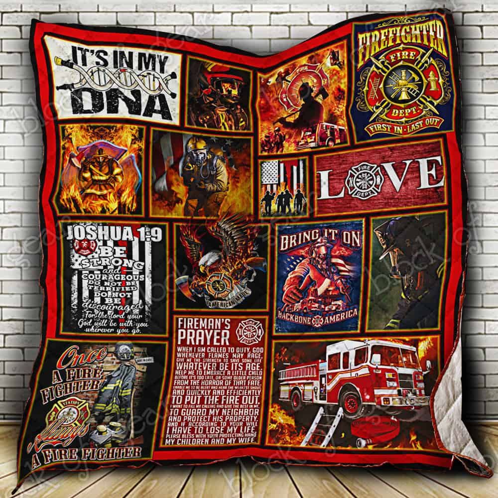 Firefighter First In Last Out Quilt Thb1223 Dhc11123945Dd
