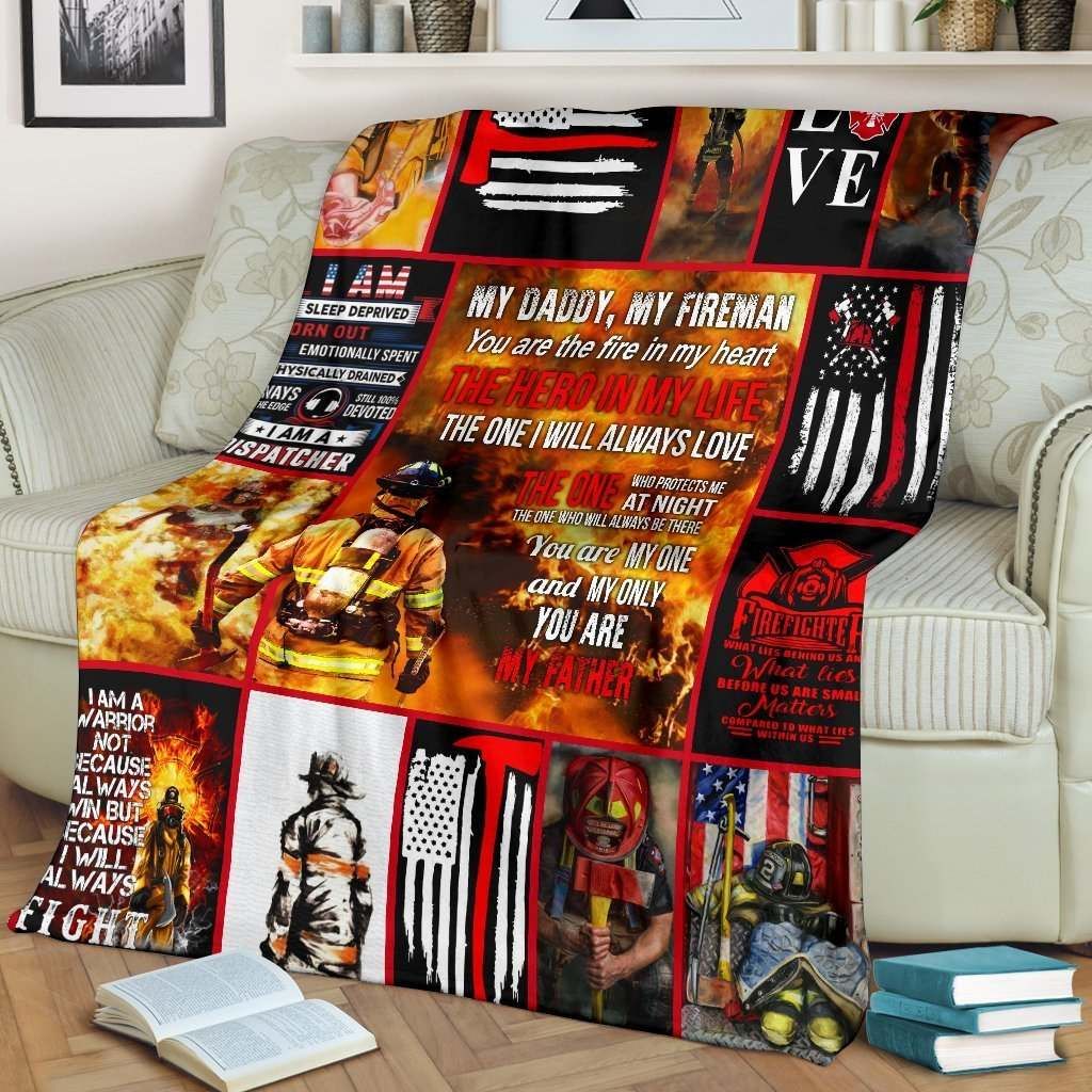Firefighter Fleece Blanket