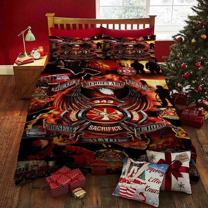 Firefighter Heroes Bedding Set