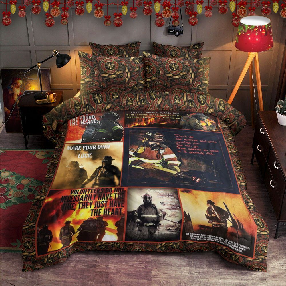 Firefighter Bedding Set