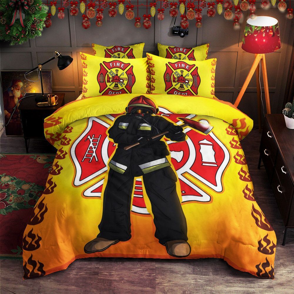 Firefighter Bedding Set