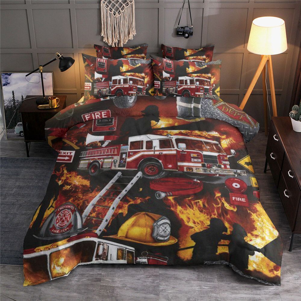 Firefighter Bedding Set