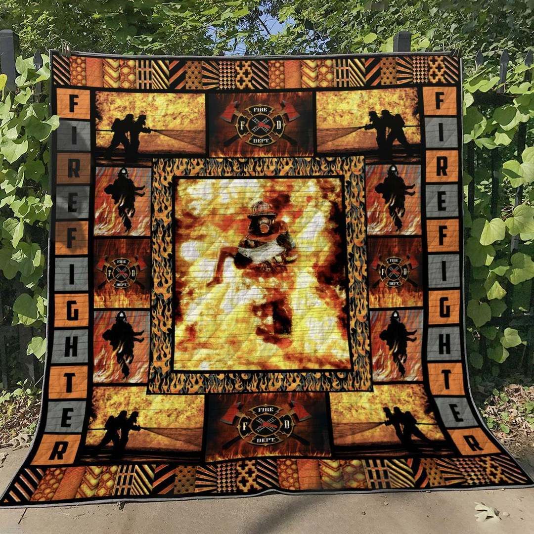 Firefighter HM310526 Quilt Blanket