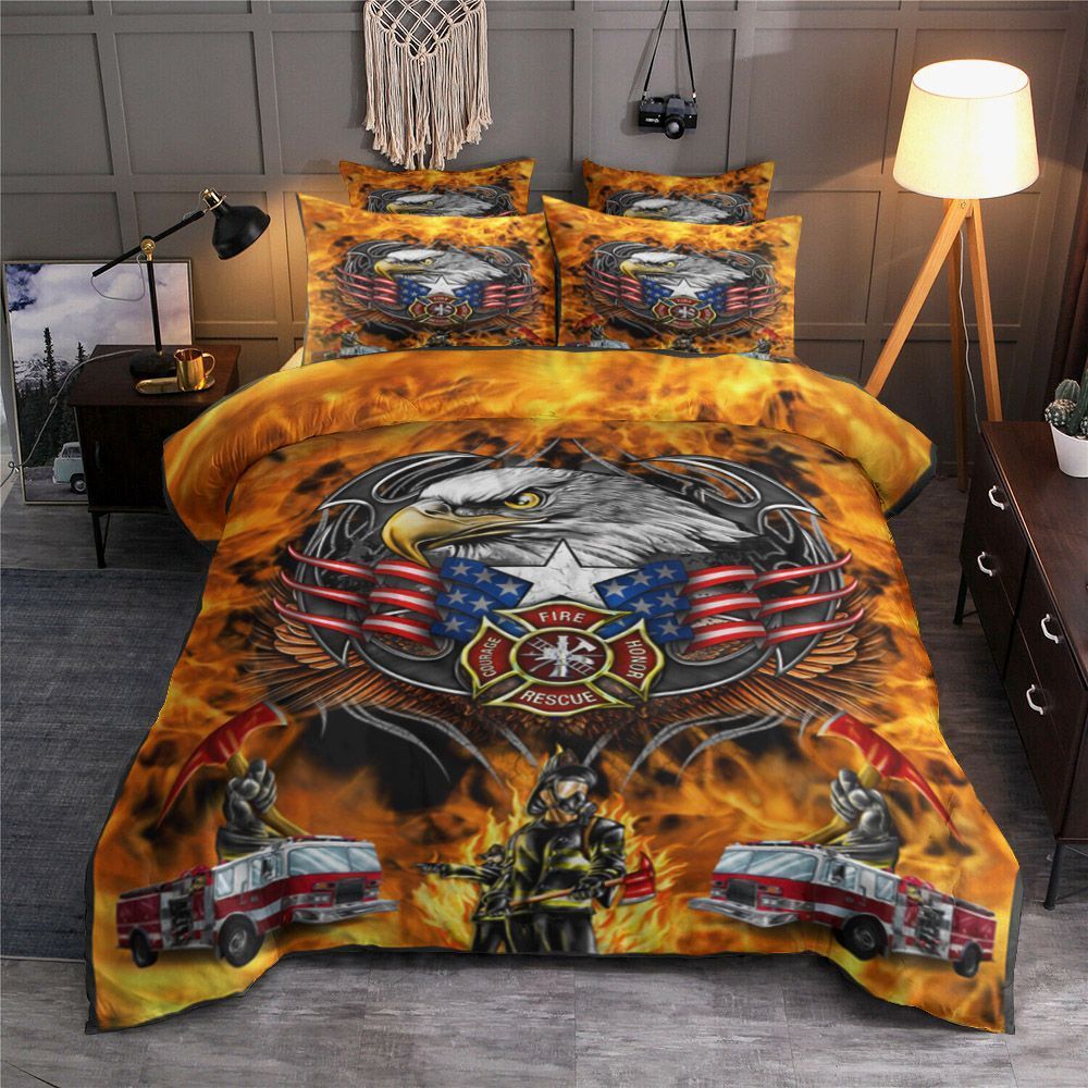 Firefighter Bedding Set
