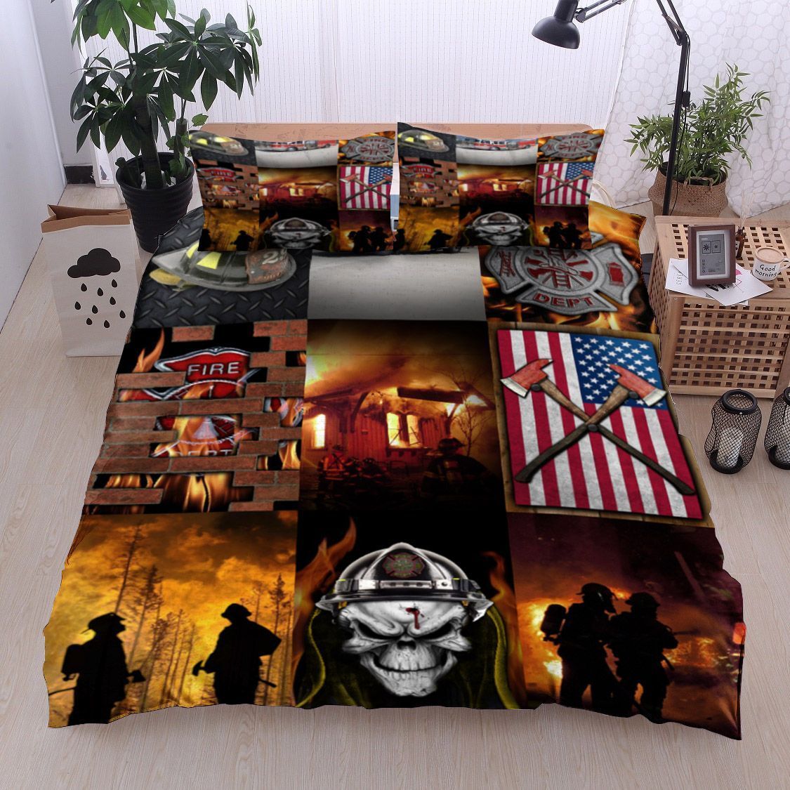Firefighter Bedding Set