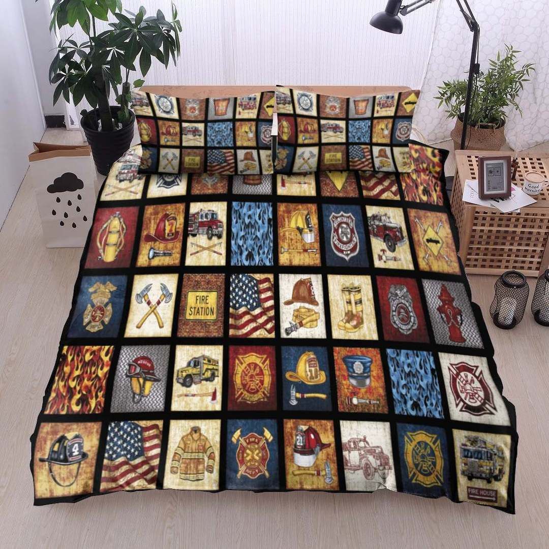 Firefighter Bedding Set