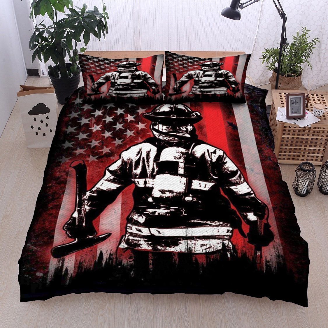Firefighter Bedding Set