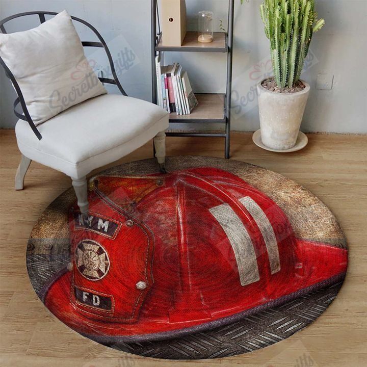 Firefighter Round Carpet
