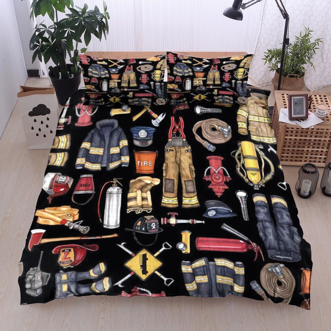 Firefighter Bedding Set