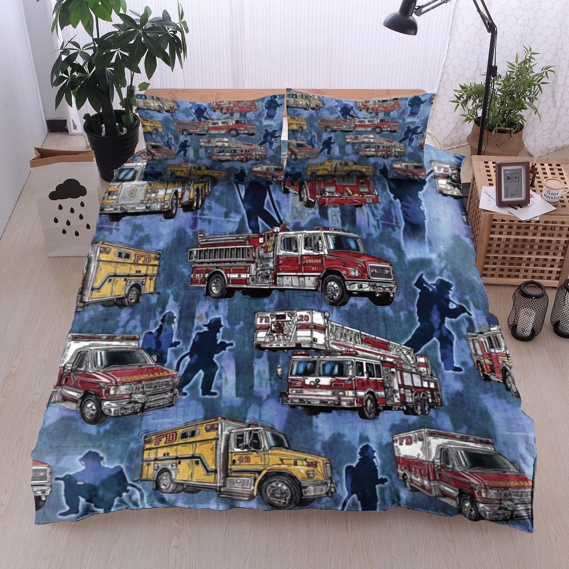 Firefighter Bedding Set