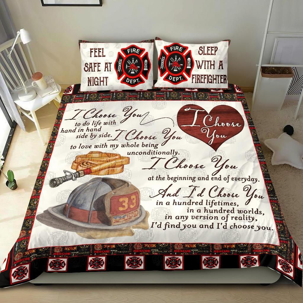 Firefighter Bedding Set