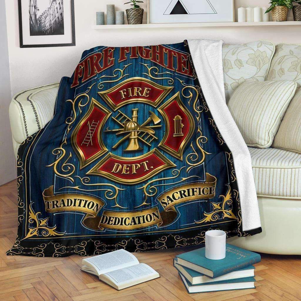 Firefighter Fleece Blanket