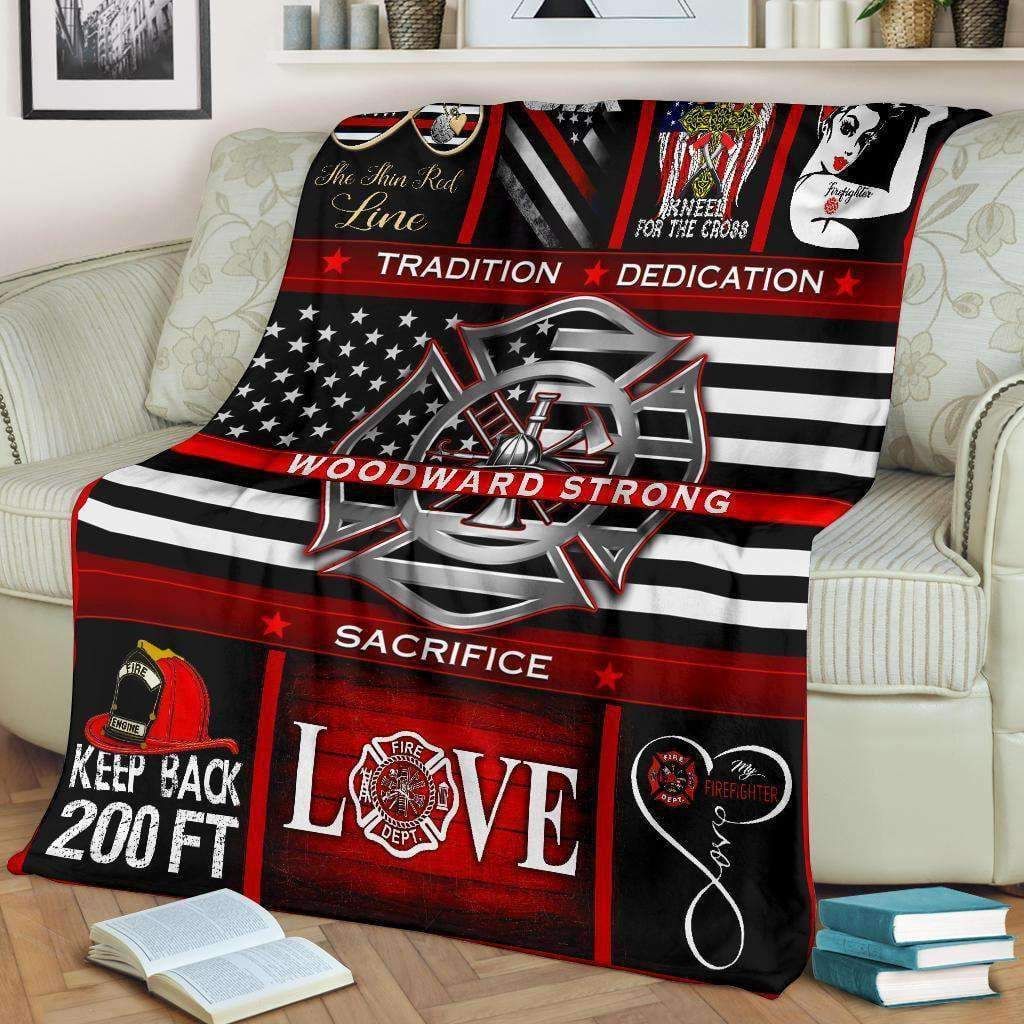Firefighter Fleece Blanket