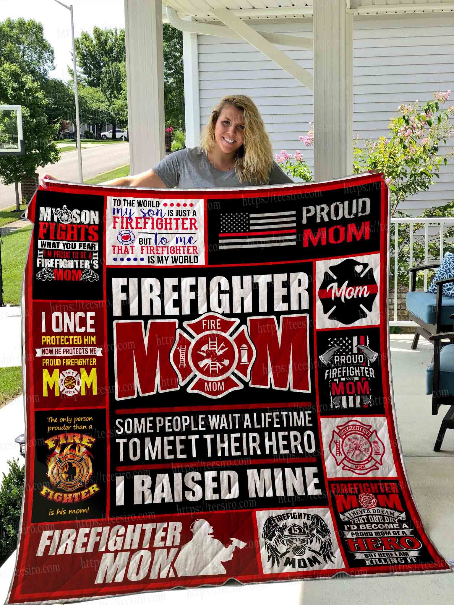Firefighter Mom Quilt Blanket DHC1501700VT