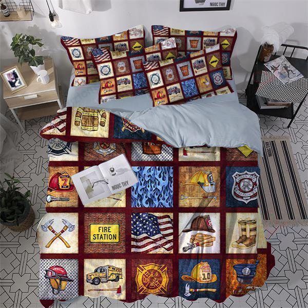 Firefighter Bedding Set
