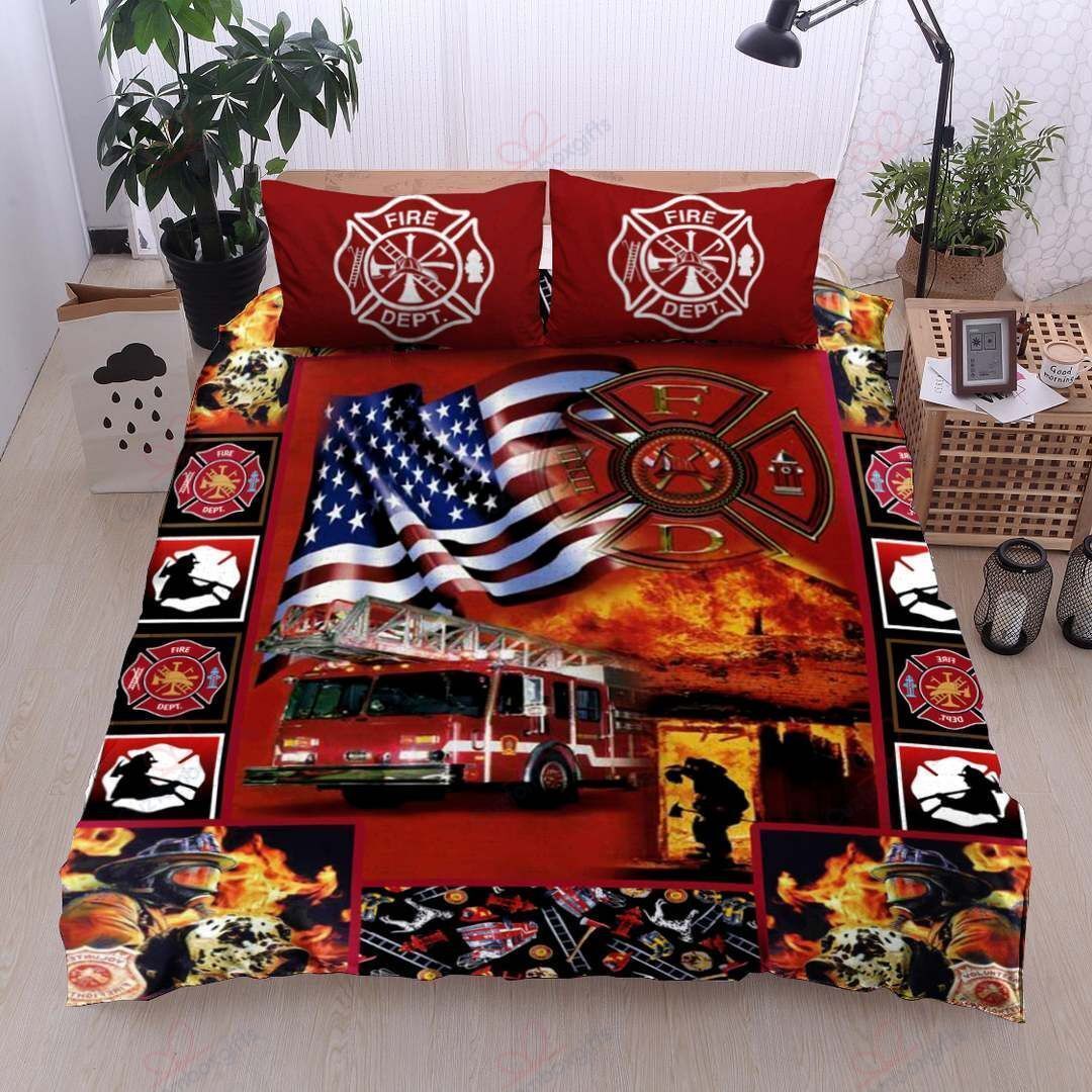Firefighter Bedding Set