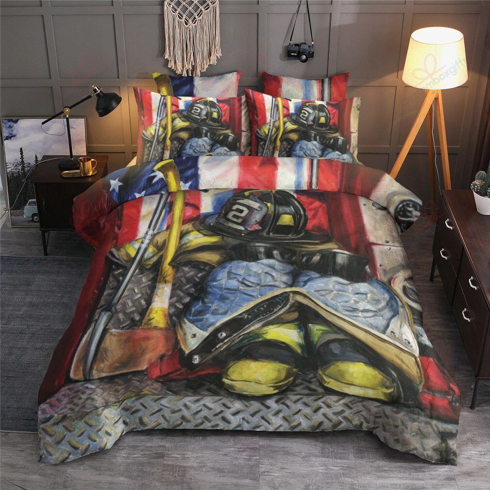 Firefighter Bedding Set