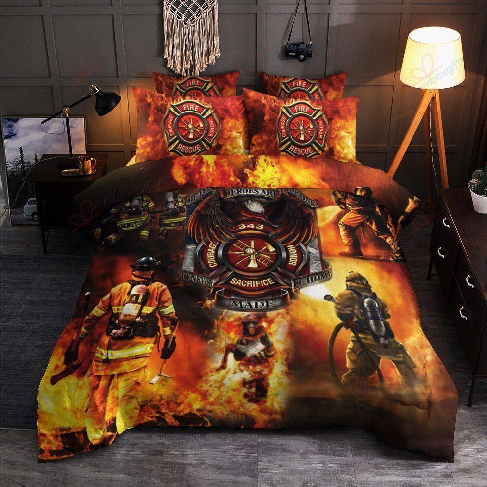 Firefighter Bedding Set