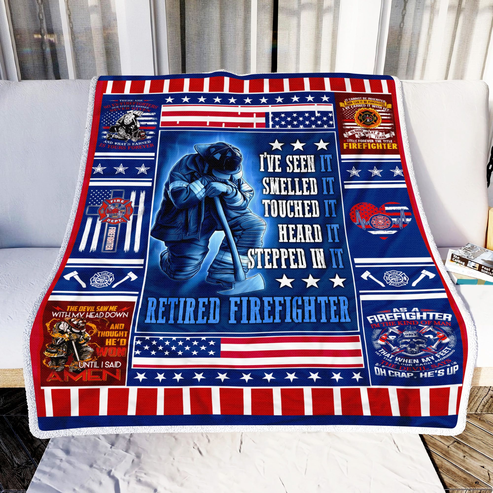 Firefighter Fleece Blanket