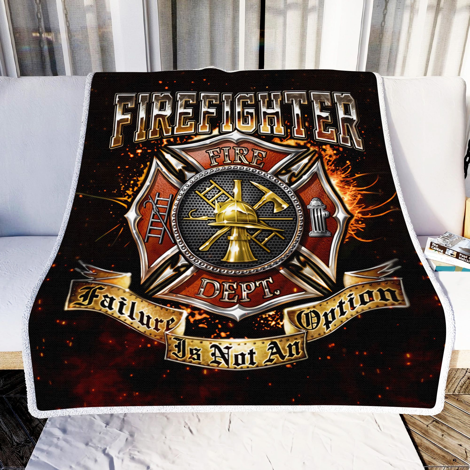 Firefighter Fleece Blanket
