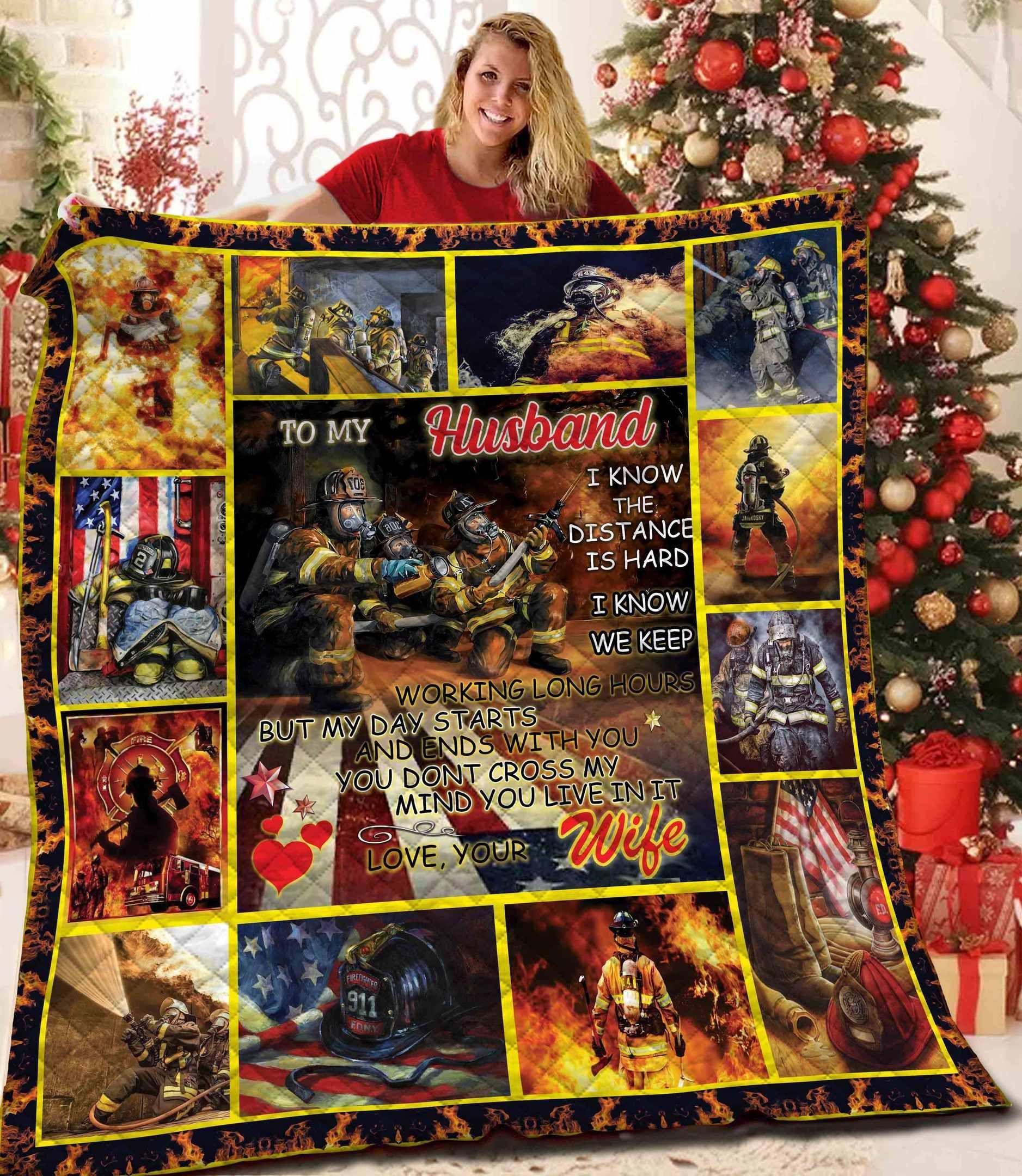 Firefighter Quilt Blanket BBB0411210MH