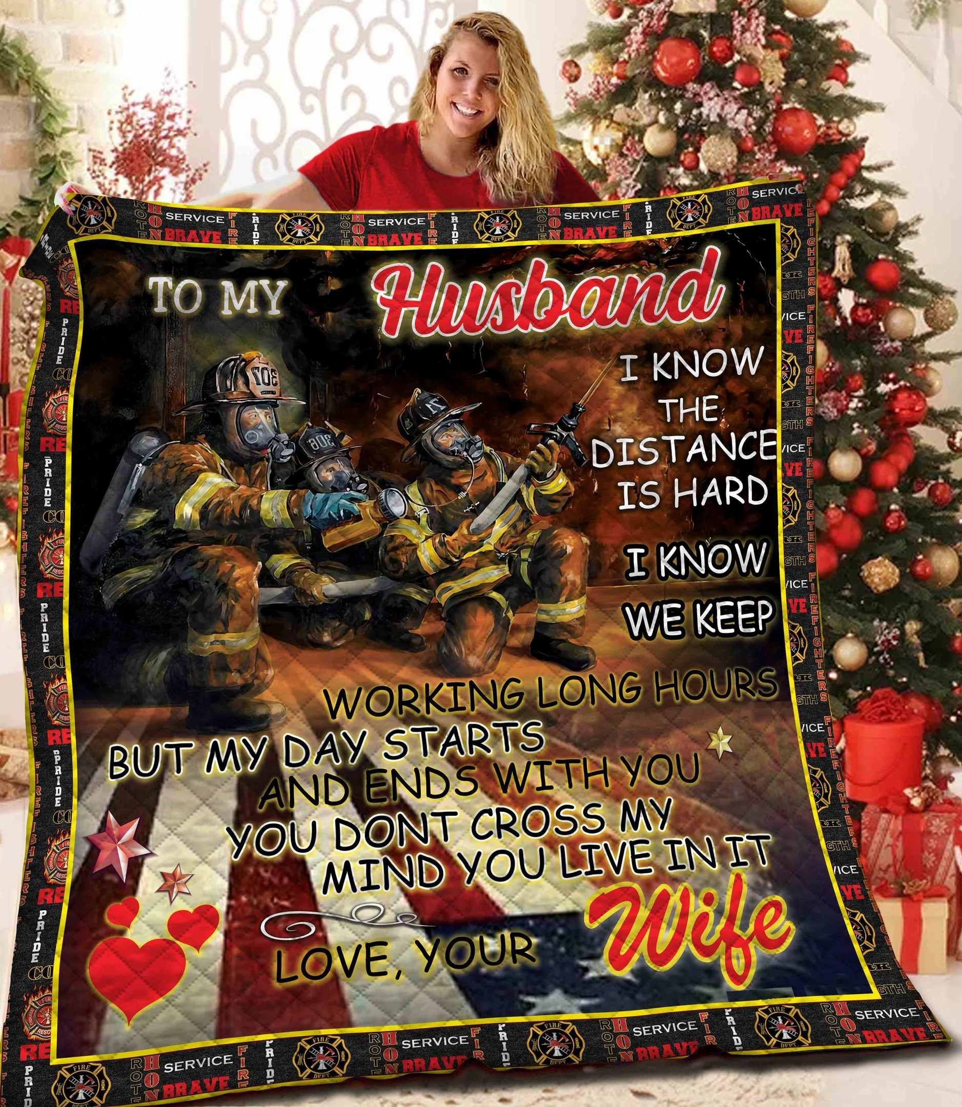 Firefighter Quilt Blanket BBB0411211MH