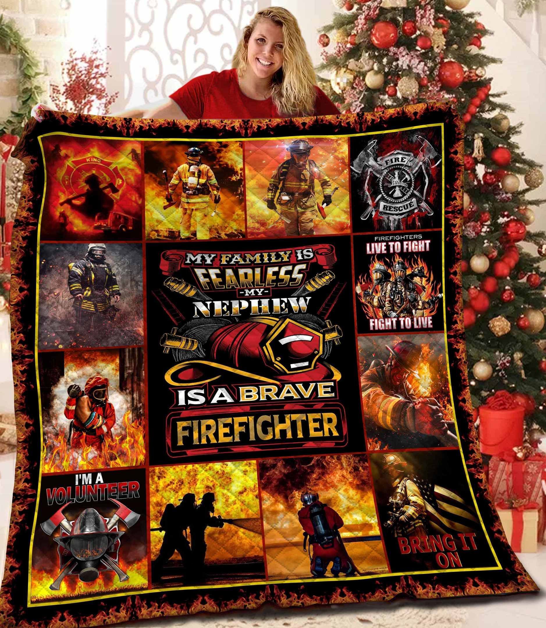 Firefighter Quilt Blanket BBB061118NL