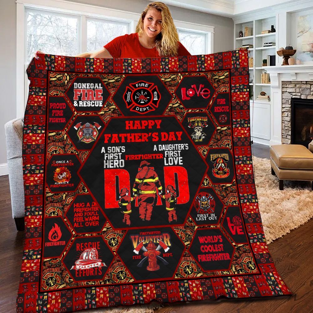 Firefighter Quilt Blanket BBB130513HT