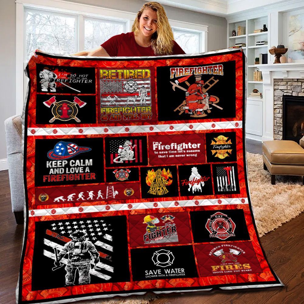 Firefighter Quilt Blanket BBB180214SM