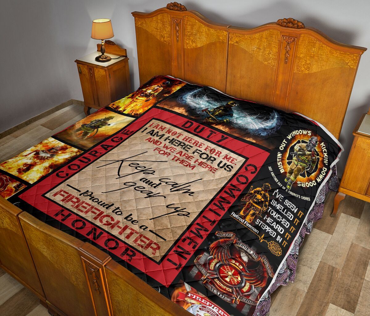 Firefighter Quilt Blanket DHC02011221DD