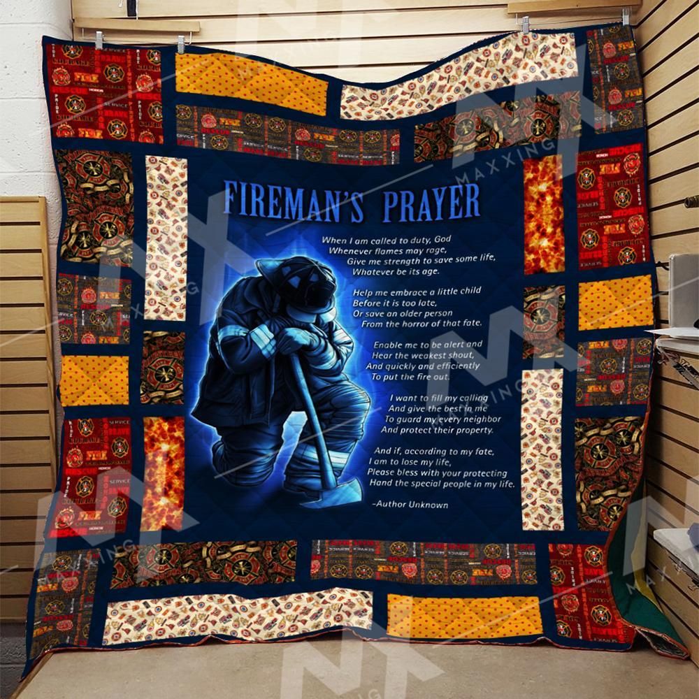 Firefighter Quilt Blanket DHC0910163VT