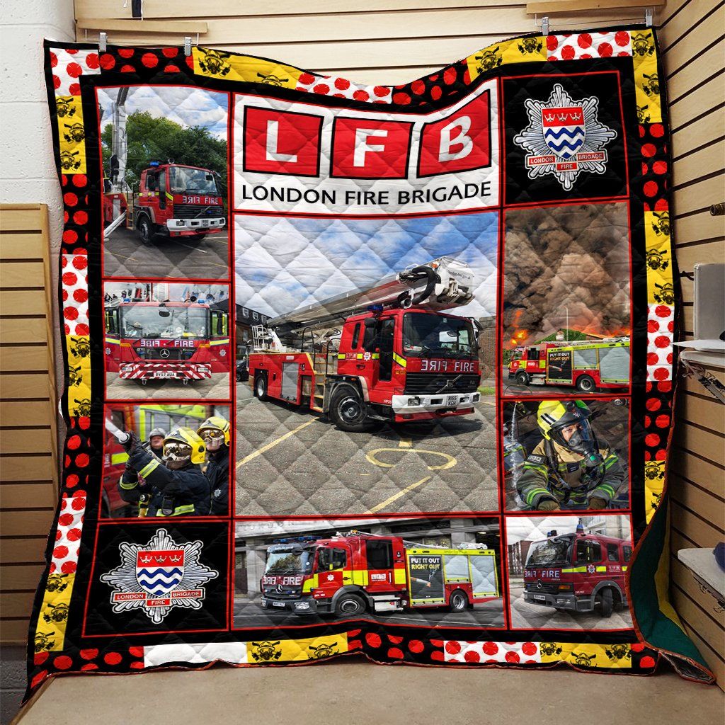 Firefighter Quilt Blanket DHC091025VT