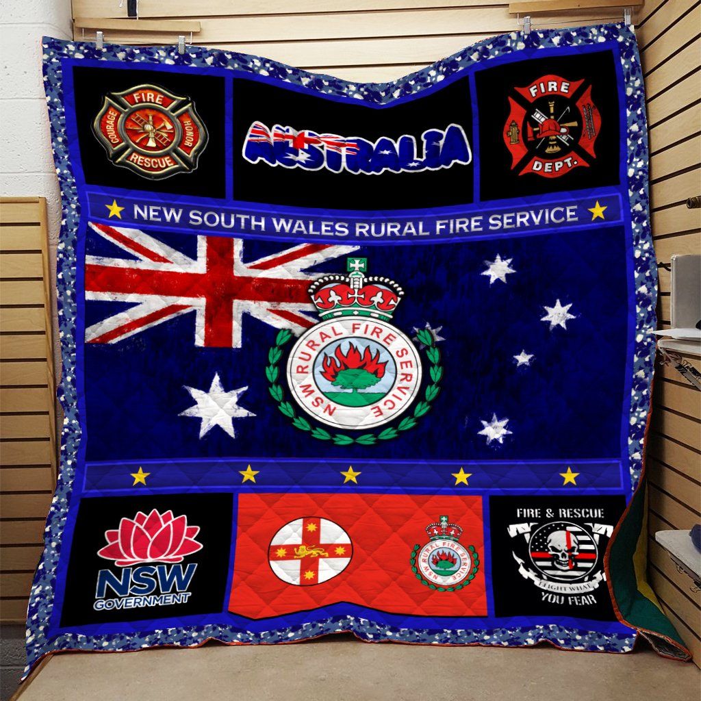 Firefighter Quilt Blanket DHC091031VT