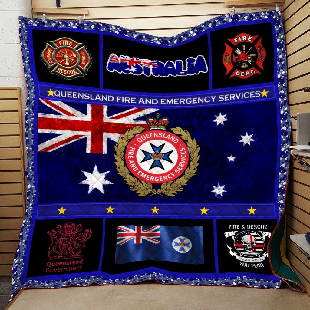 Firefighter Quilt Blanket DHC091032VT